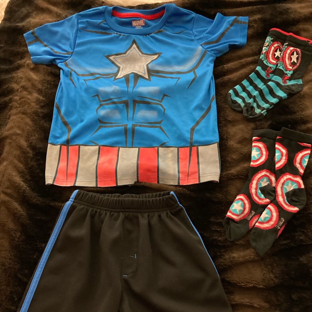 Captain American pajamas